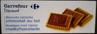Biscuits tablette chocolat au lait