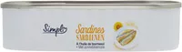 Sardines à l'huile de tournesol (Lot de 3 boîtes 1/4)
