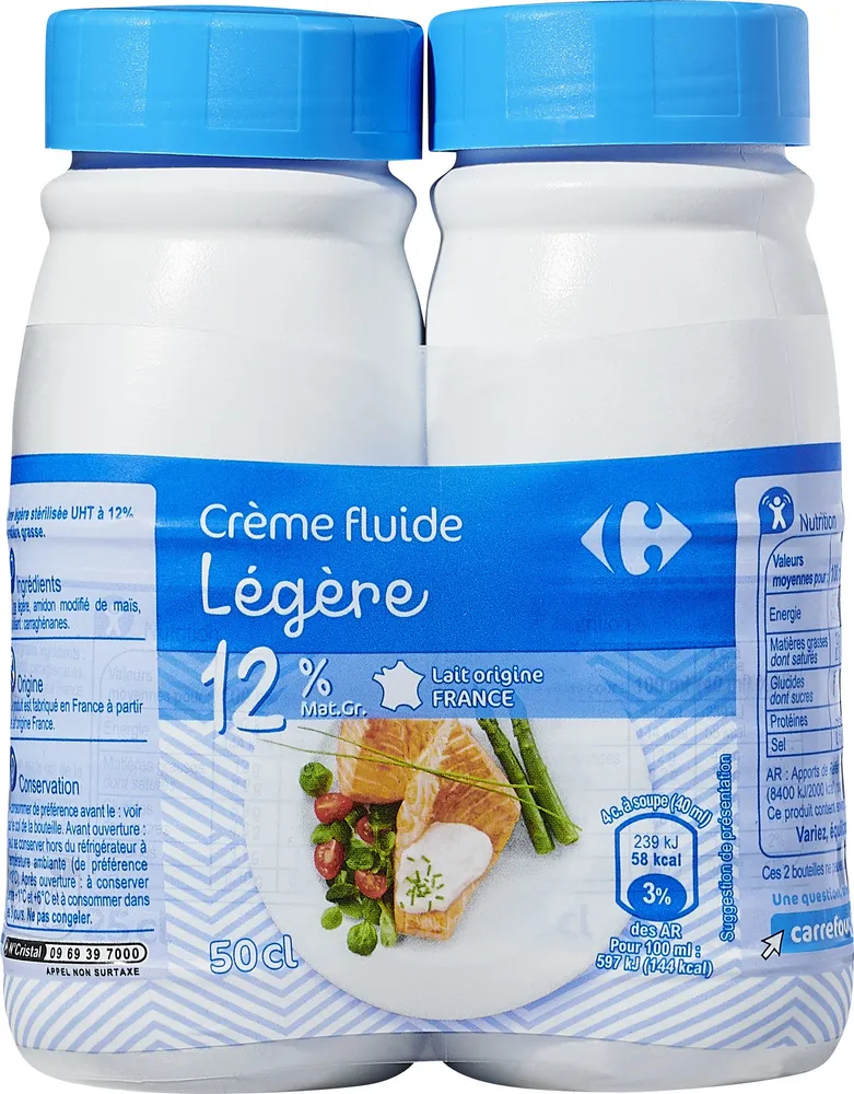 Crème fluide légère