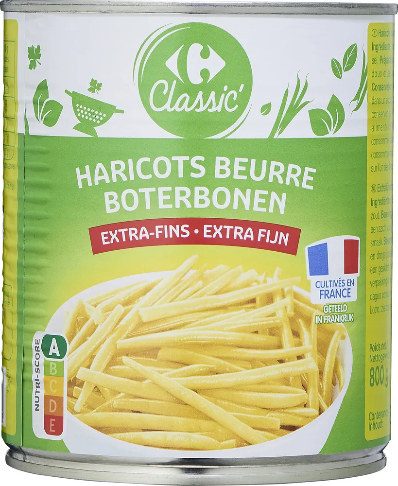 Haricots beurre Extra-fins
