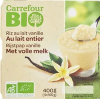 Riz au lait vanille