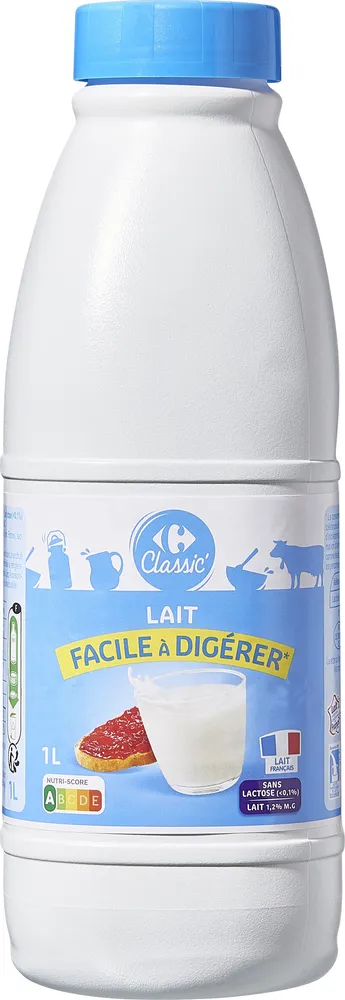 LAIT Facile à digérer*