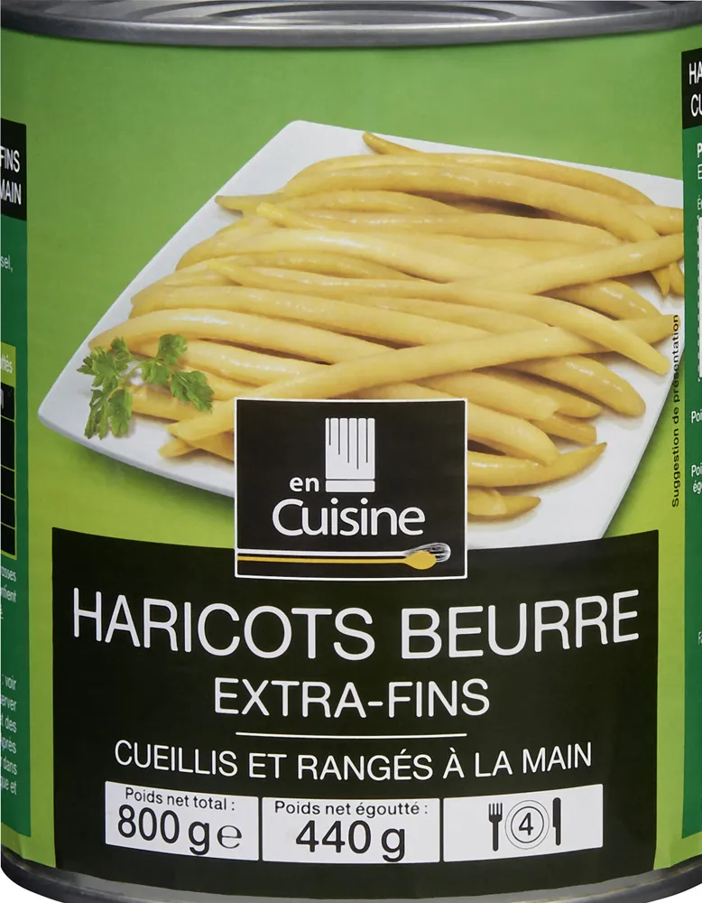 Haricots beurre extra-fins