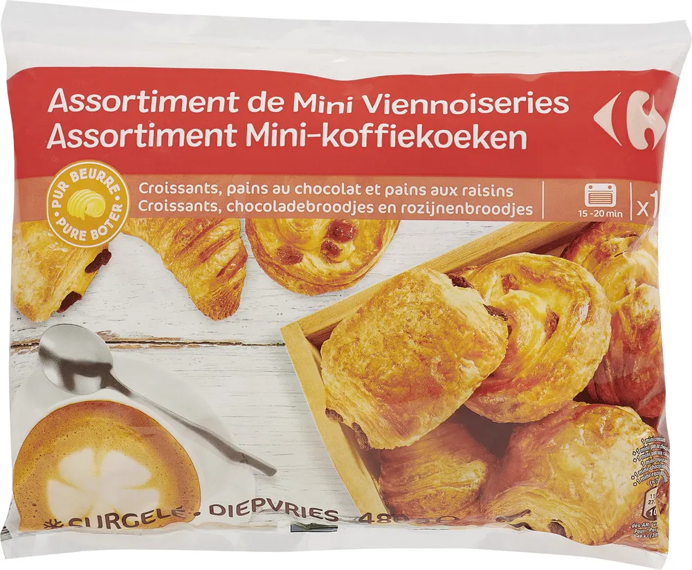 18 Mini Viennoiseries Pur beurre