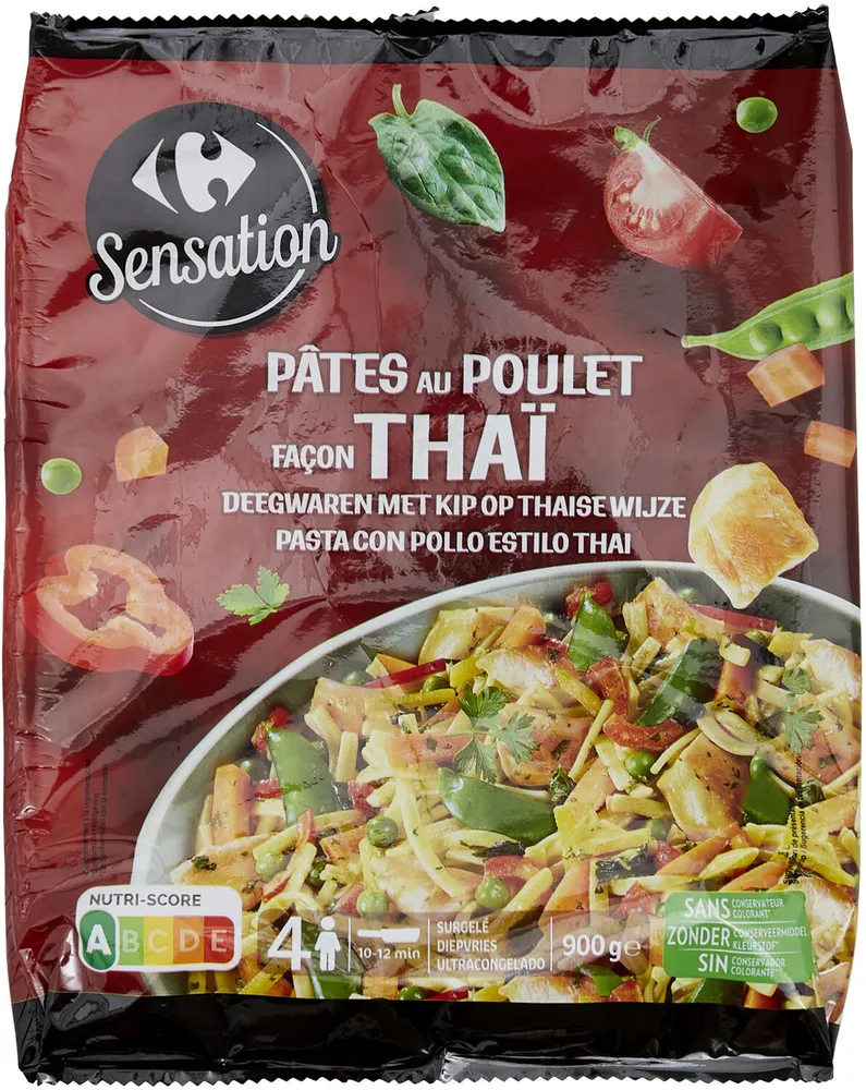 Pâtes au poulet façon Thaï