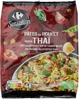 Pâtes au poulet façon Thaï