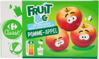 Purée de pomme sans sucres ajoutés
