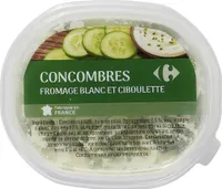 Concombres au fromage blanc