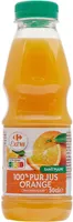 100% pur jus orange sans pulpe