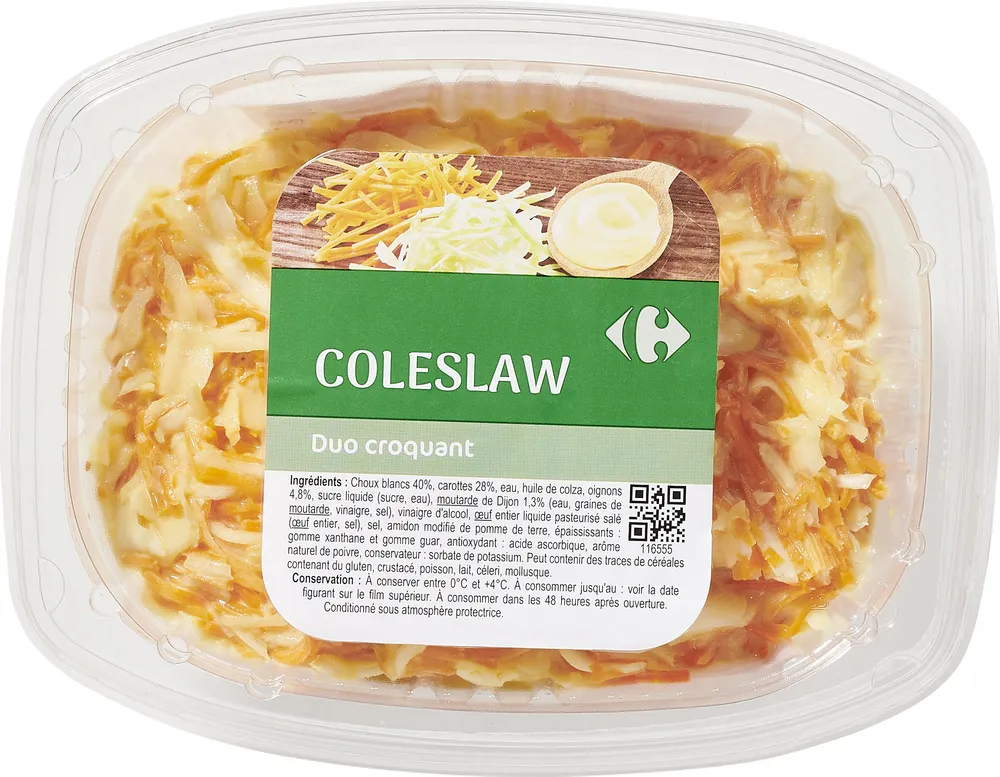 Coleslaw Chou blanc et carottes
