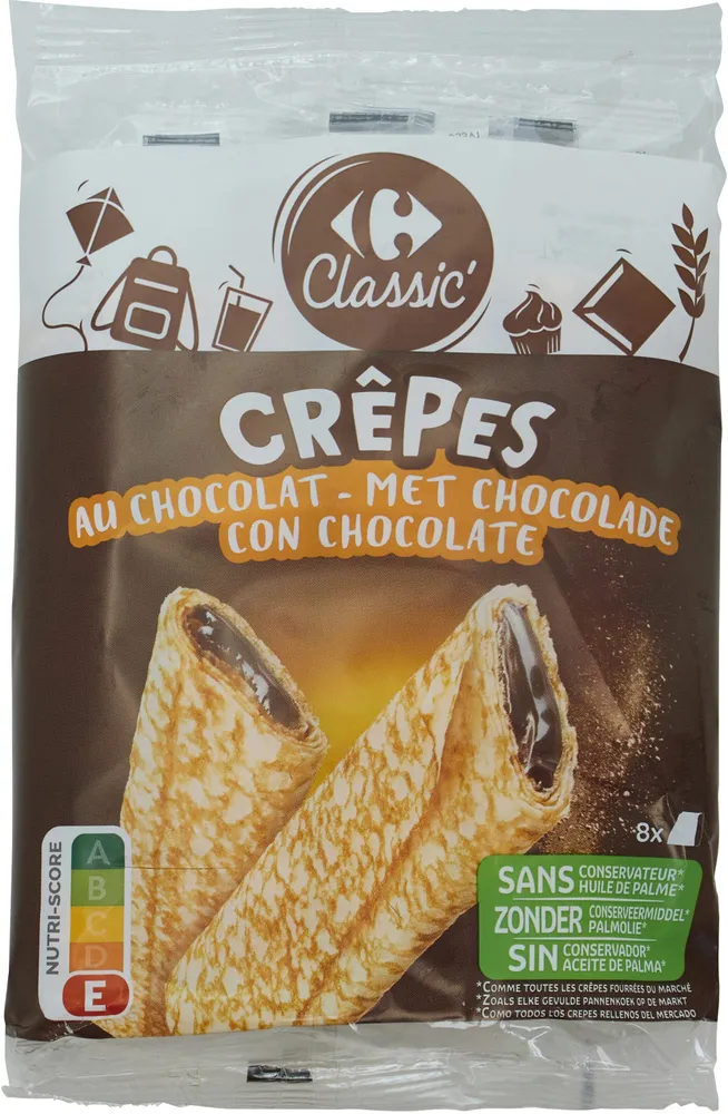 Crêpes au chocolat