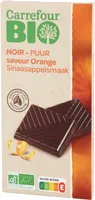 Chocolate negro con naranja