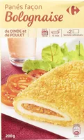 Panés de volaille à la bolognaise