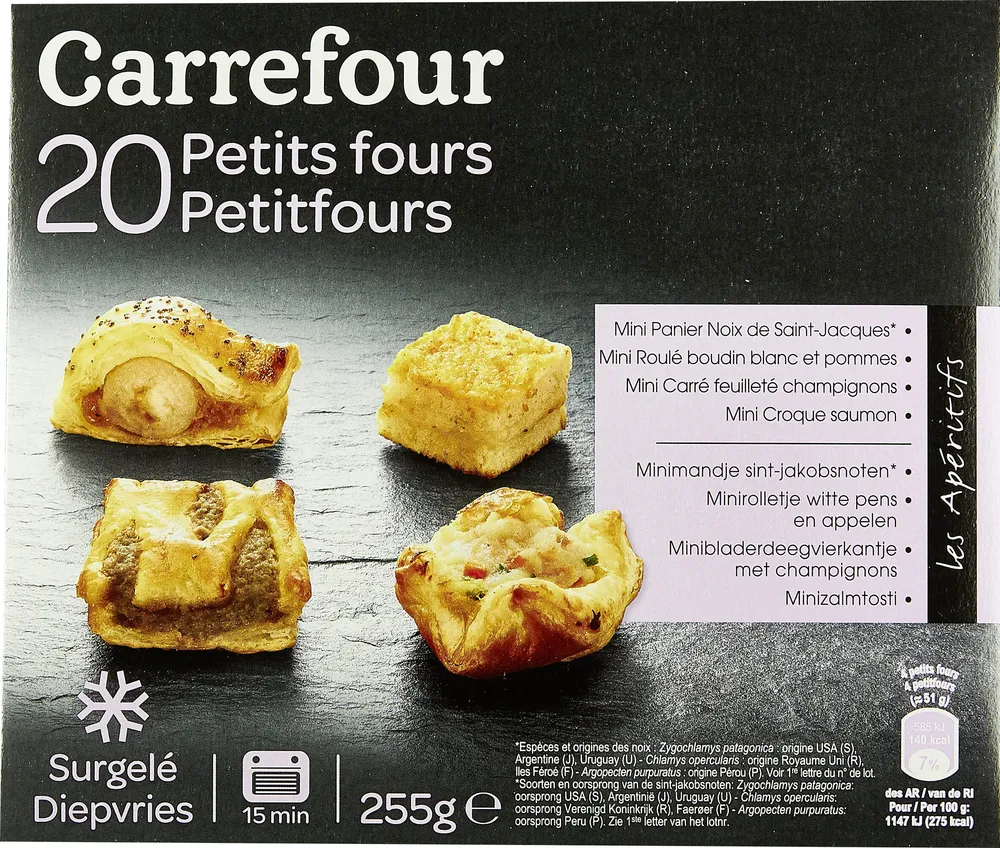 20 Petits fours