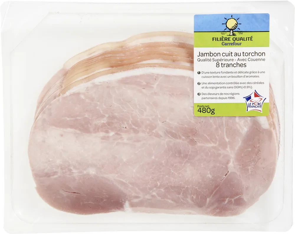 Jambon cuit au torchon