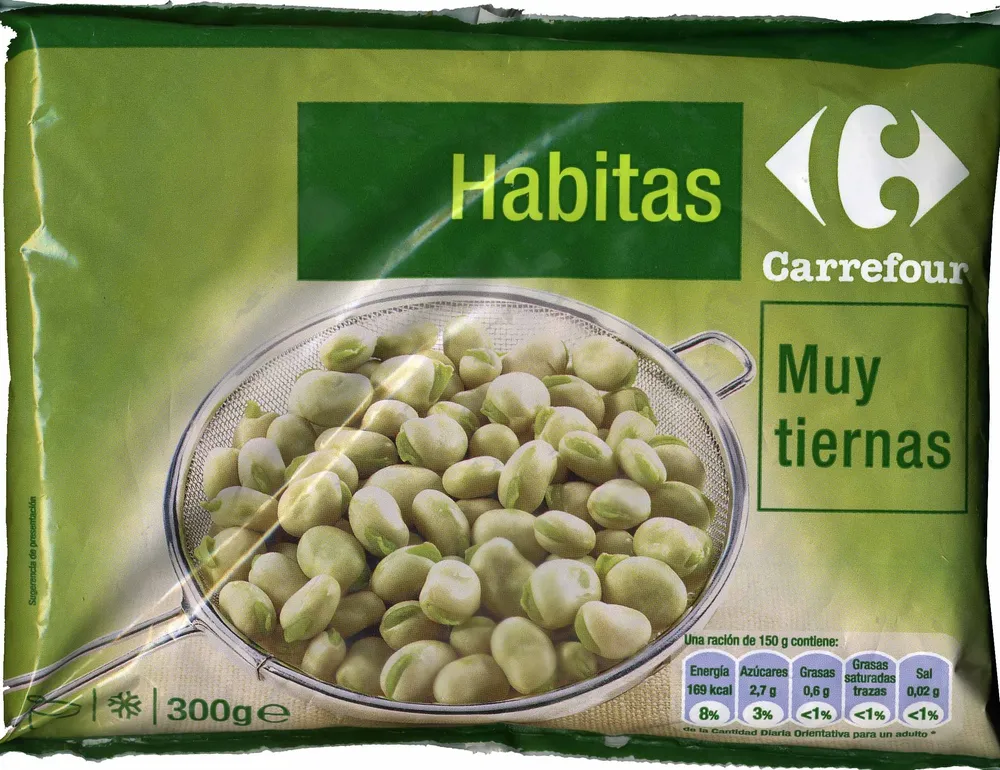 Habas congeladas "Carrefour"
