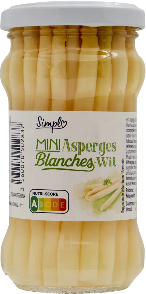 Mini asperges blanches