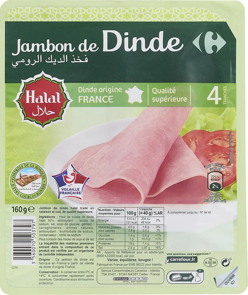 Jambon de Dinde Halal