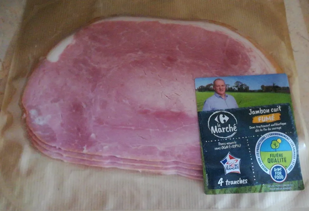 Jambon cuit fumé