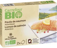 Lomos de salmón ecológico