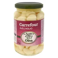Ajos en aceite de oliva