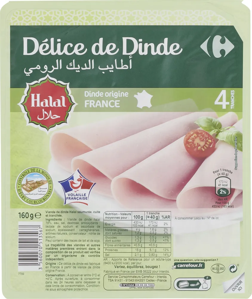 Délice de Dinde Halal