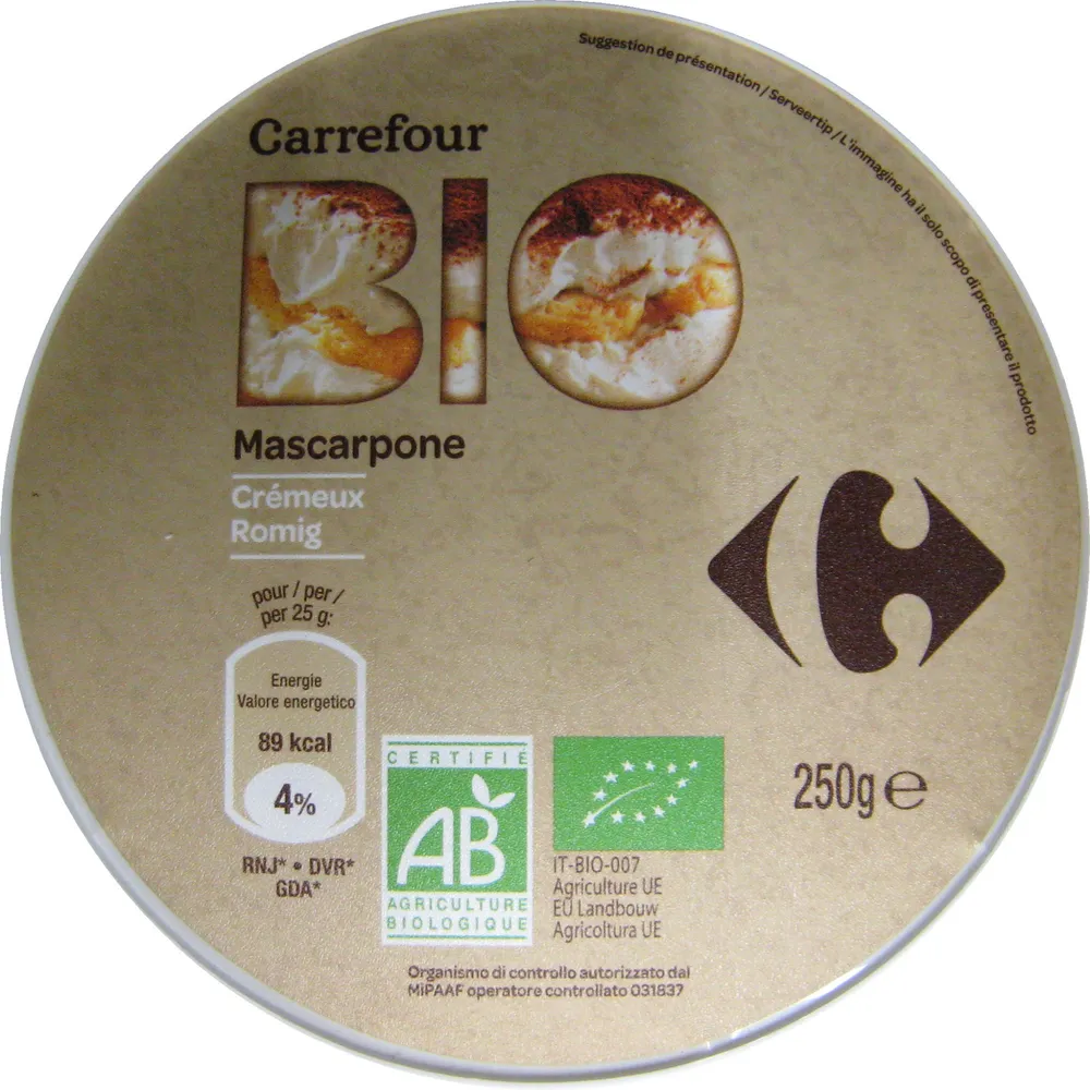 Mascarpone crémeux