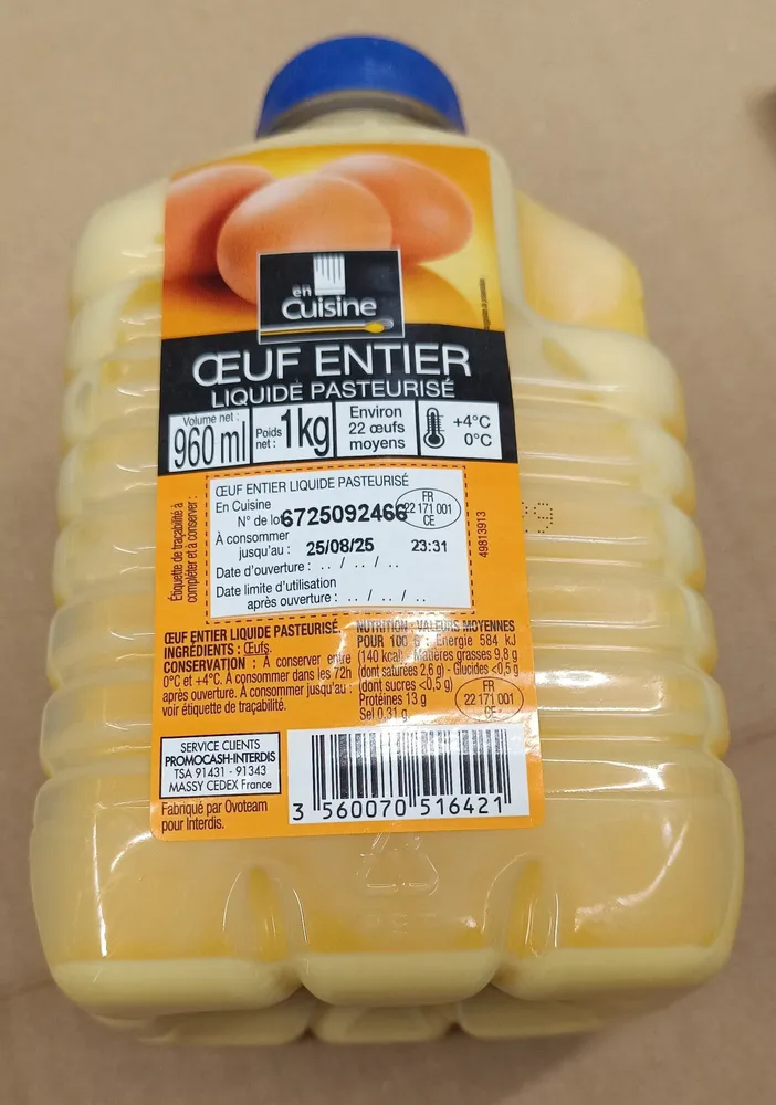 Œuf entier