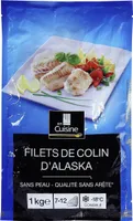 Filets de colin d'alaska