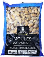 Moules du pacifique