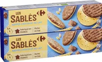 Sablés nappés chocolat au lait