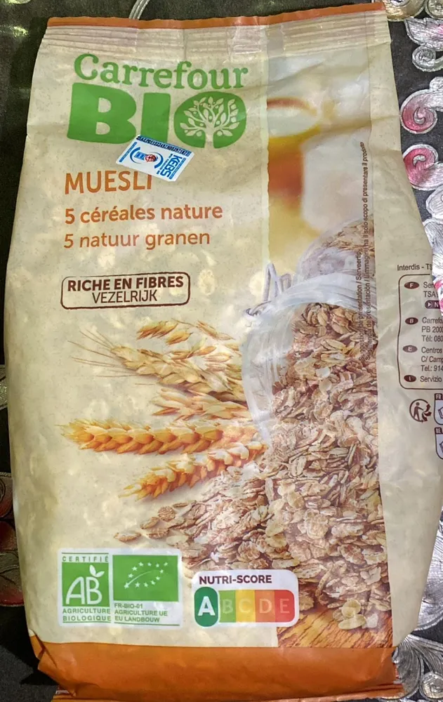 Muesli 5 céréales nature