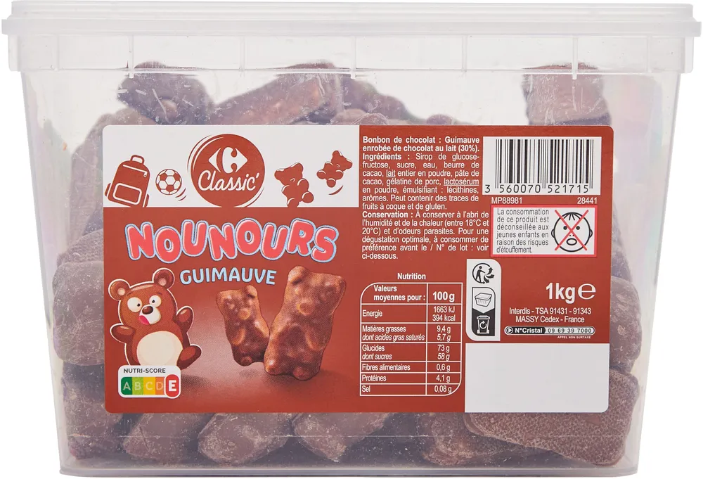 Nounours guimauve