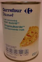 Lait concentré non sucré