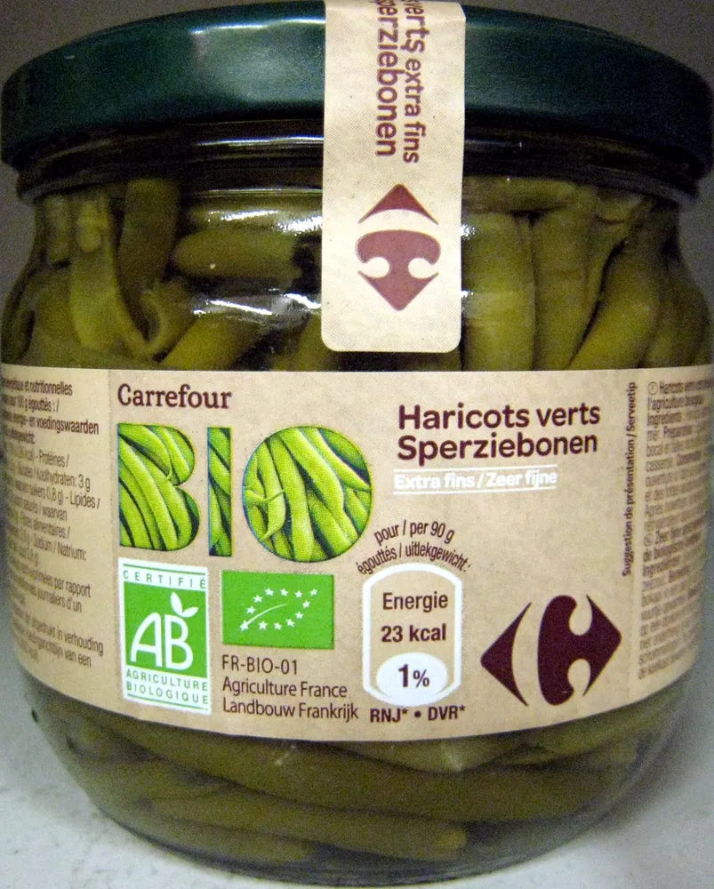 Haricots verts Extra fins Bio
