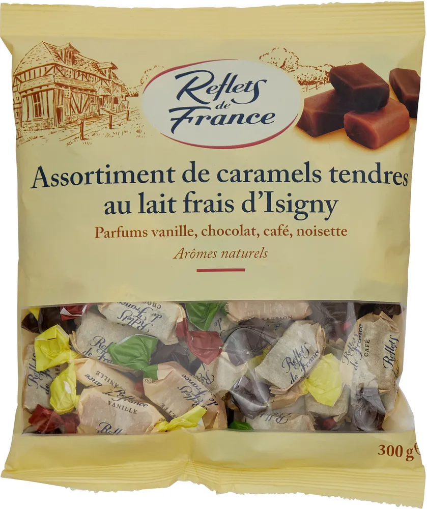 Assortiment de Caramels tendres au lait frais d'Isigny