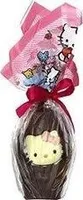 Œuf chocolat au lait décoré Hello Kitty
