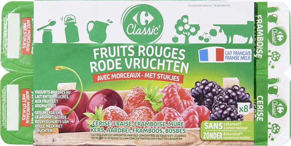 Cerise Fraise Framboise Mûre