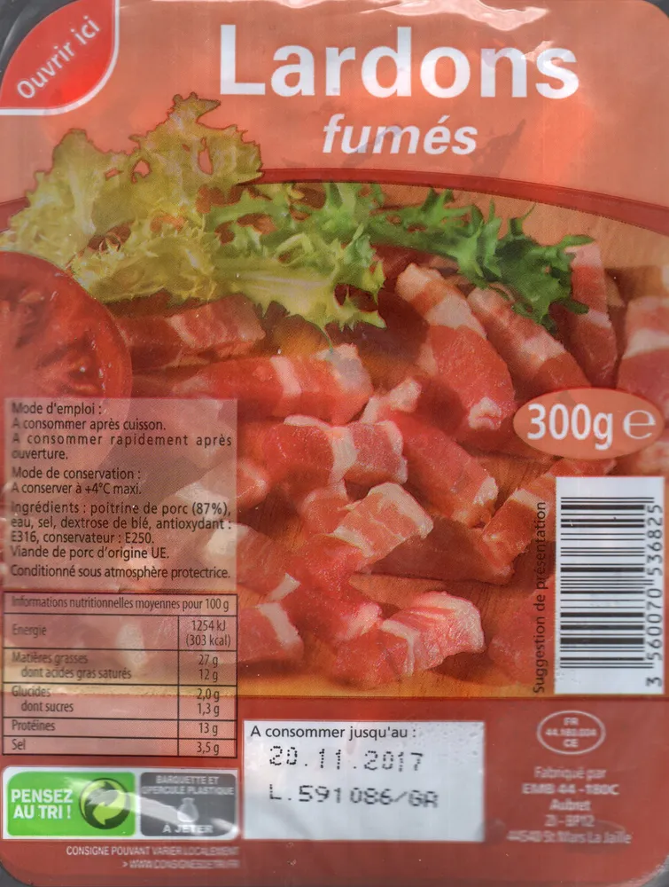 Lardons fumés