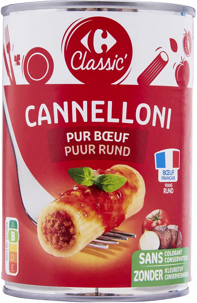 Cannelloni pur bœuf