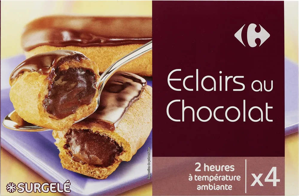 4 éclairs au chocolat
