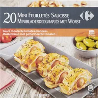 20 feuilletés saucisse