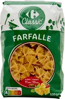 Pâtes Farfalle