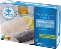 Lomos de merluza con piel
