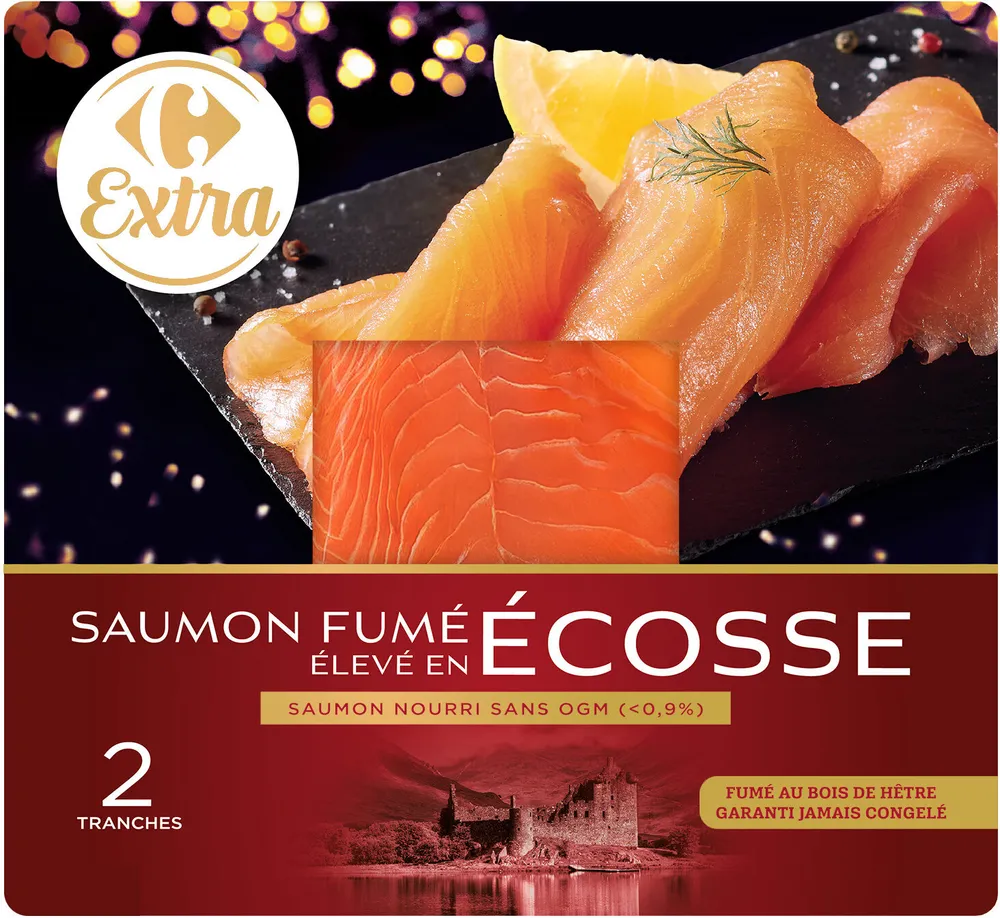 Saumon fumé élevé en écosse
