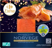 Saumon fumé élevé en norvège