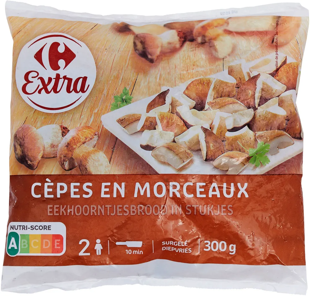 Cèpes en morceaux