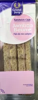 Sandwich Club Jambon Beurre Pain de mie complet