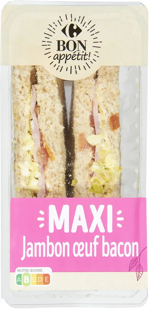 MAXI' x2 Jambon œuf bacon