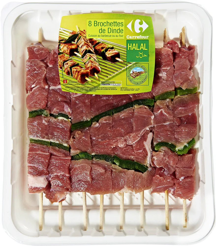 Brochettes de Dinde Halal